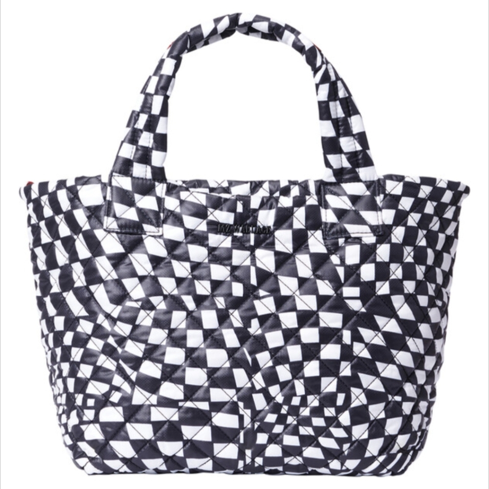Stylish Black and White Tote Bag